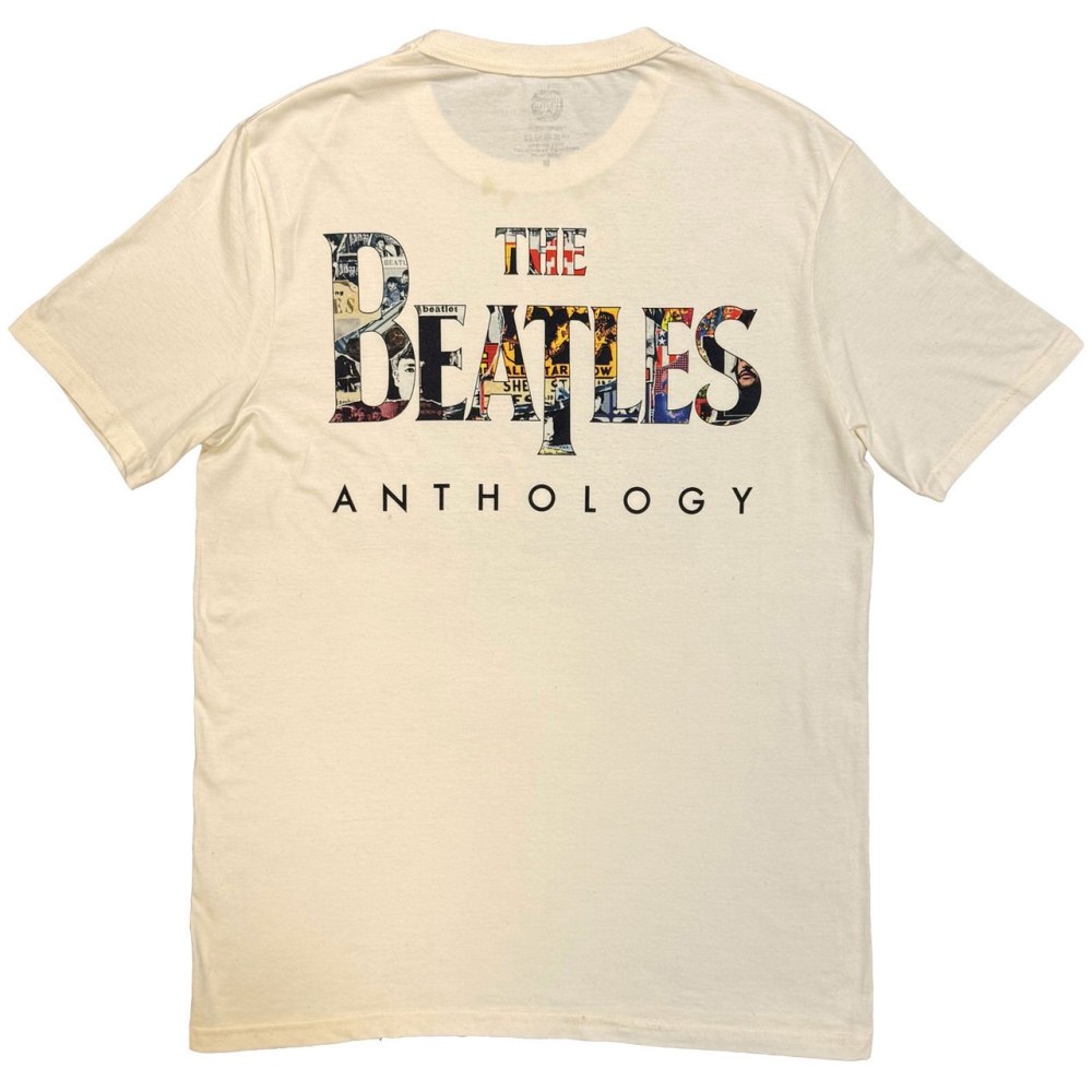 The Beatles - Group Photo Anthology Infill Herren TShirt - Creme